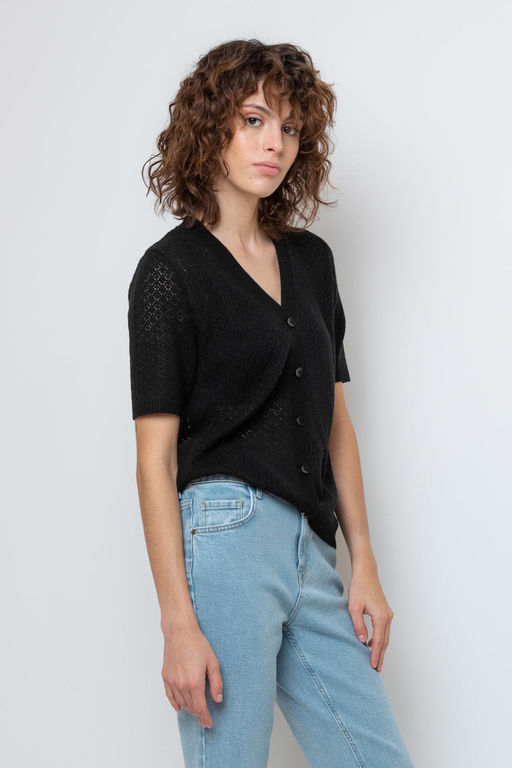 ЕВ 30143/ш/черный кардиган жен