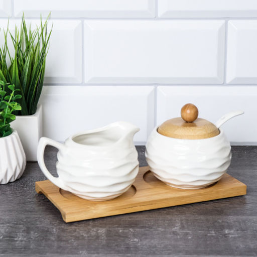 Набор для специй 2 предмета / S239 /уп 32/ на деревянной подставке - Галеонтрейд фото 3