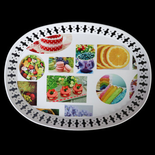 Поднос овальный 34 см / HX-20173425B-2 /уп 1/ - Галеонтрейд фото 5