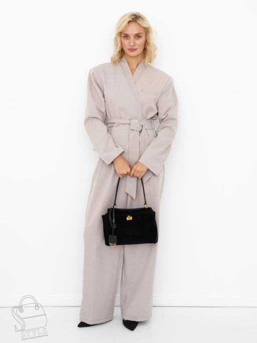 Сумка женская кожаная 1001MF black Polina&Eiterou