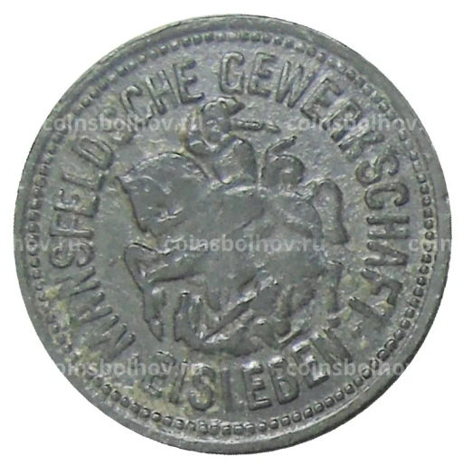 Монета 10 пфеннигов 1917 года Германия Нотгельд Айслебен