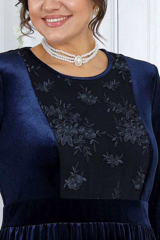 Платье Ninele 7431-Р темно-синий - Mira fashion фото 634