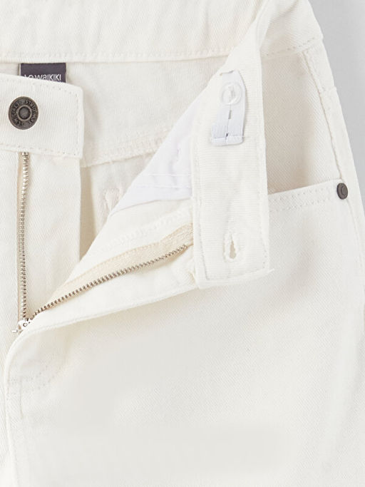 Basic Geni? Pa?a K?z ?ocuk Pantolon - Waikiki фото 3