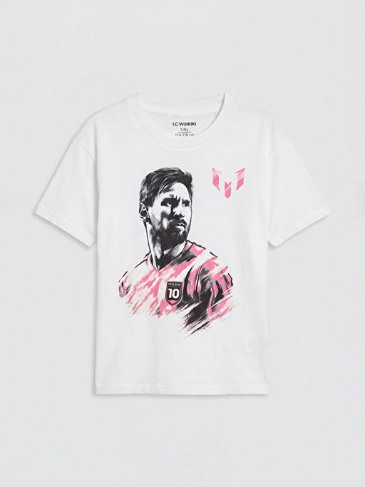 Messi Bask?l? Erkek ?ocuk Ti??rt