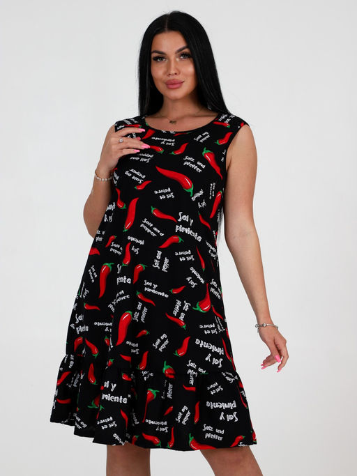 Ника ПЛАТЬЕ ЖЕНСКОЕ (Перчик) - А-дина фото 2