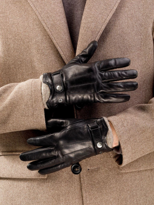 Перчатки мужские 100% ш IS8708 black - Eleganzza фото 4