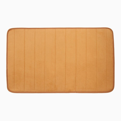 Коврик для ванной «Этель» Basic, 50×80 см, светло-коричневый