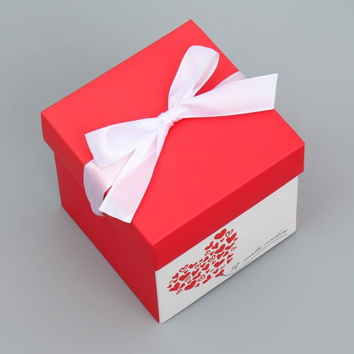 Цена за 2 шт. Коробка подарочная складная, упаковка, «Люблю тебя», 10×10×10 см