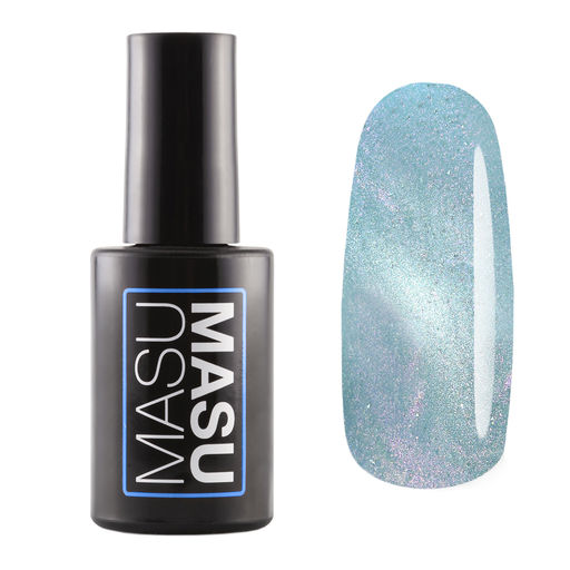 Гель-лак MASU MASU T006 Корейская шелковая кошка с эффектом аврора, 8 мл НОВИНКА!