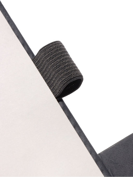 Ежедневник недатированный А5, с хлястиком, 128 листов, в линейку, пвх, серый - Simaland фото 11