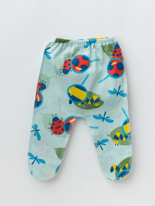 Ползунки со следом из кулирки, бож/коровки - Lesi kids фото 3