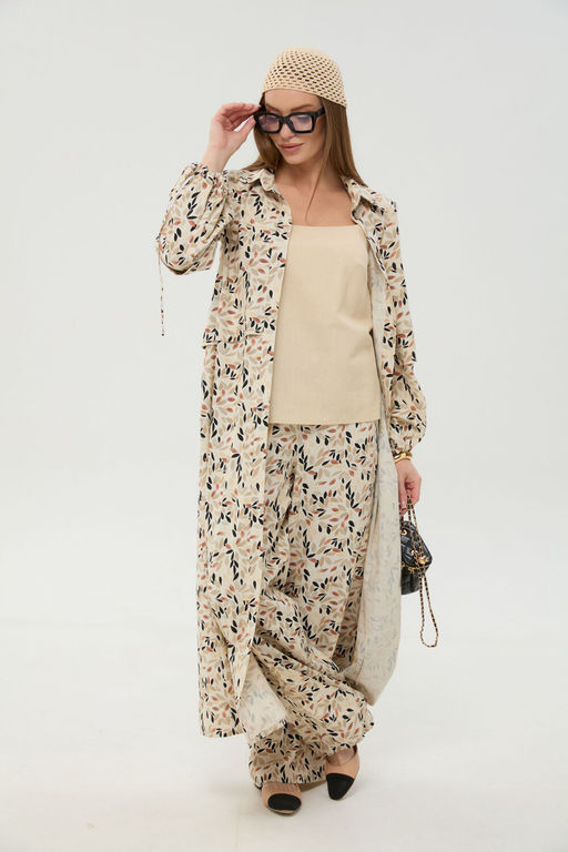 Костюм NIKVA н976-13 песок мультиколор  фото 2