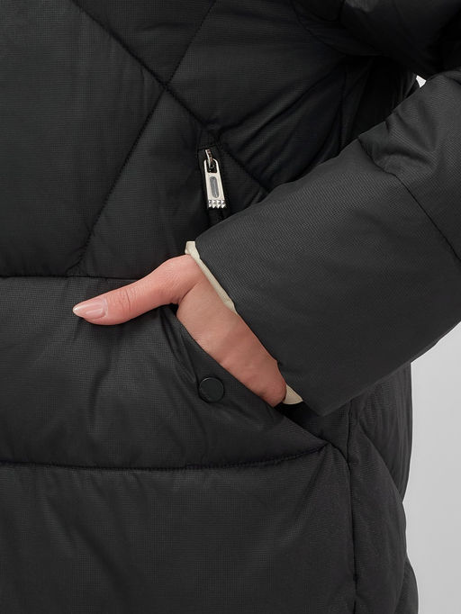 Куртка зимняя HaiLuoZi женская черная утеплитель 200 г/м² - Mtforce фото 10