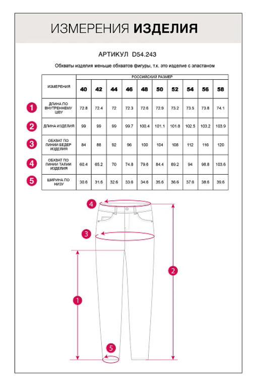 Джинсы Vilatte mom-fit из эластичного денима синий  фото 5