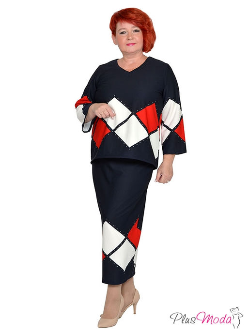 Туника Модель №1720 размеры 44-84 - Plusmoda фото 6