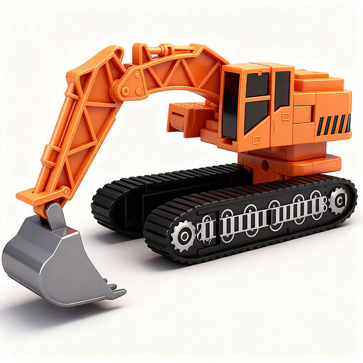 Робот трансформирующийся в спец технику, в коробке