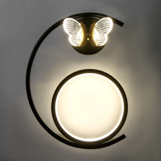 Бра «Бабочка» LED 15 Вт 4000К черный 26×10×36 см