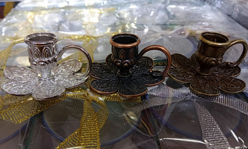 Подсвечник МИКС под свечу и подставка под благовония конусы металл - Сандаловый дом фото 2