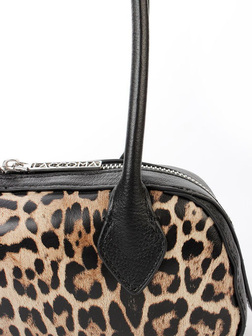 LACCOMA сумка TH1340-1-матовый леопард натуральная кожа полиэстер фото 5