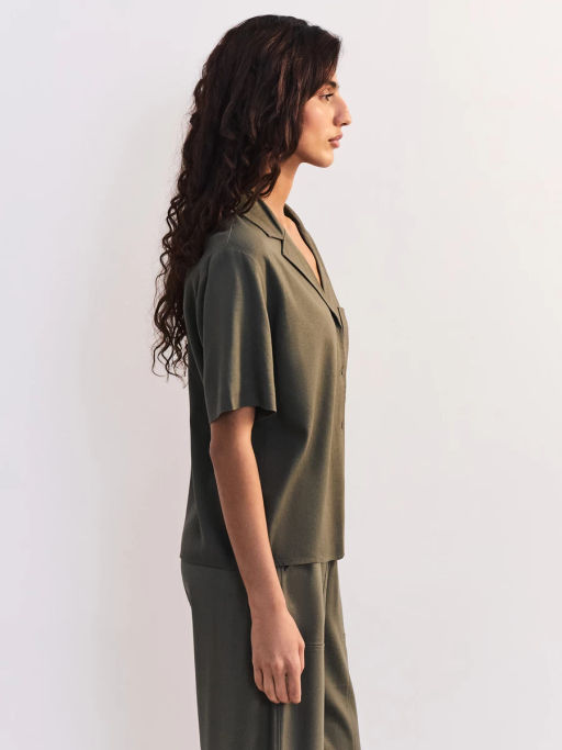 Льняная блуза прямого кроя ZR2605012002-13 / Zarina