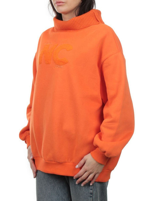 2510 ORANGE Толстовка женская (85% хлопок, 10% полиэстер, 5% спандекс) - Fashion фото 6