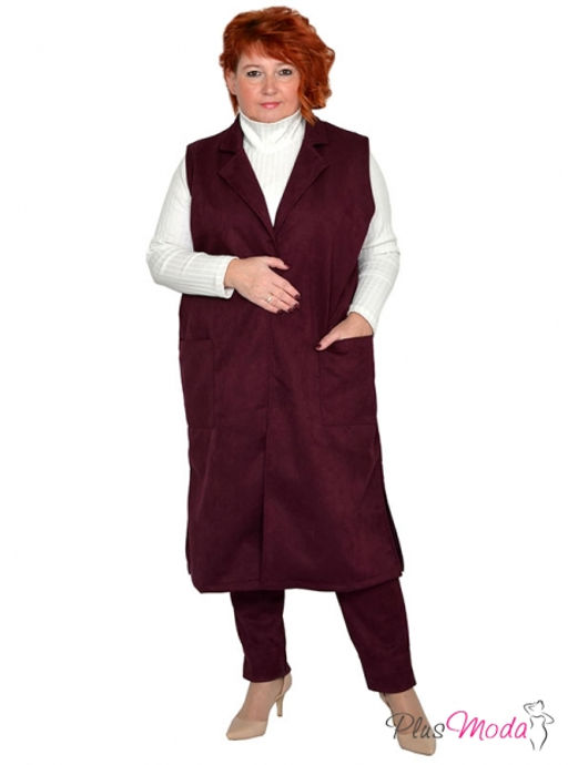 Жилет Модель №1400 размеры 44-84 - Plusmoda фото 16