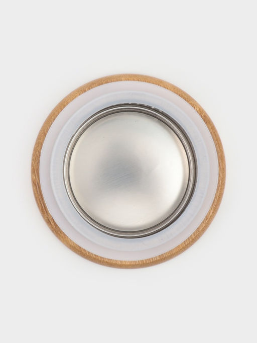 Крышка универсальная BellaTenero «Эко.Univers», 9(7)х3.7 см, с ситом, металл, бамбук