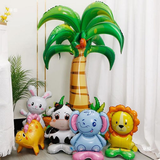 Воздушный шар фольгированный 63" «Пальма», на подставке, под воздух