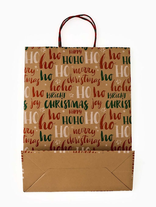 Набор подарочных пакетов «Новогодний», 3 шт, тиснение, 25 × 4 × 30.5 см, 30 × 40 × 11.5 см, 18 × 23 × 10 см