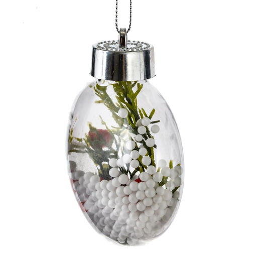 Набор из 3шт Украшение новогоднее, D 8 см, L9,5 W4 H23,5 см