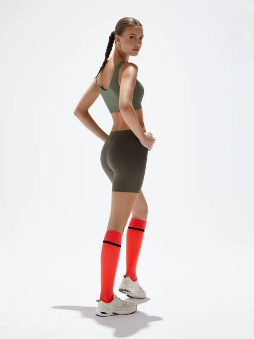 BMi_A 2711-01SS Шорты женские облегающие - militari - Minimi фото 7