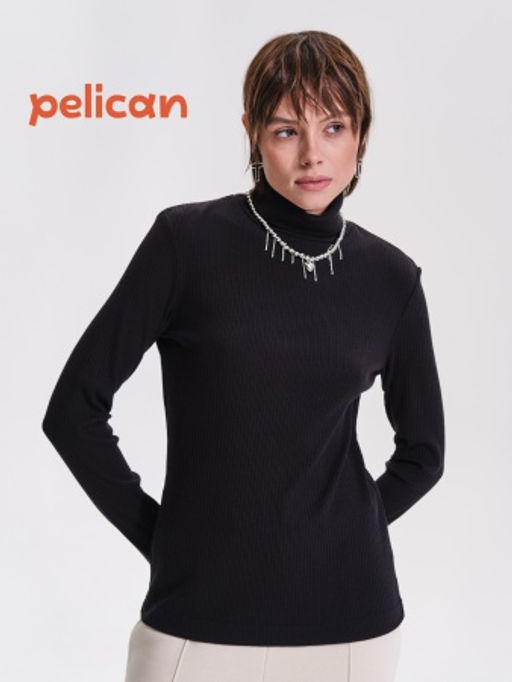 PELICAN, джемпер женский, Черный