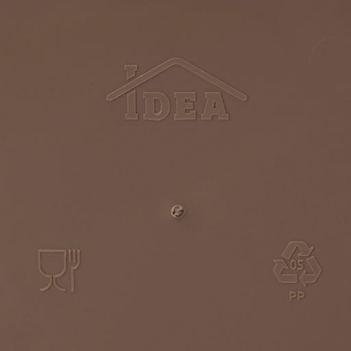 Ланч-бокс в школу IDEA Совы, 2 отделения, 800 мл, 12.5?13?8.5 см, пластик, коричневый