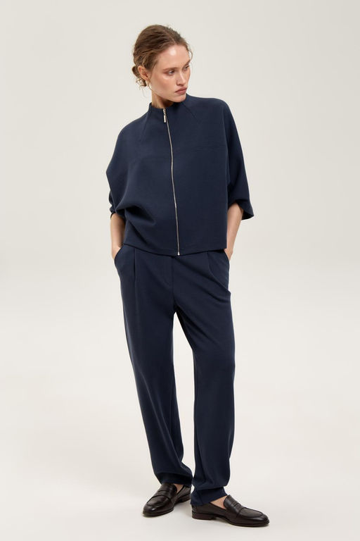 ЕВТ 4133/индиго брюки жен