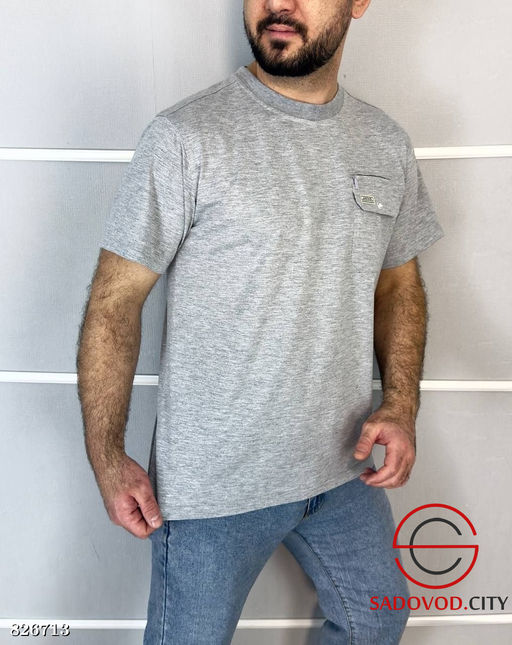 Футболка мужская из хлопка