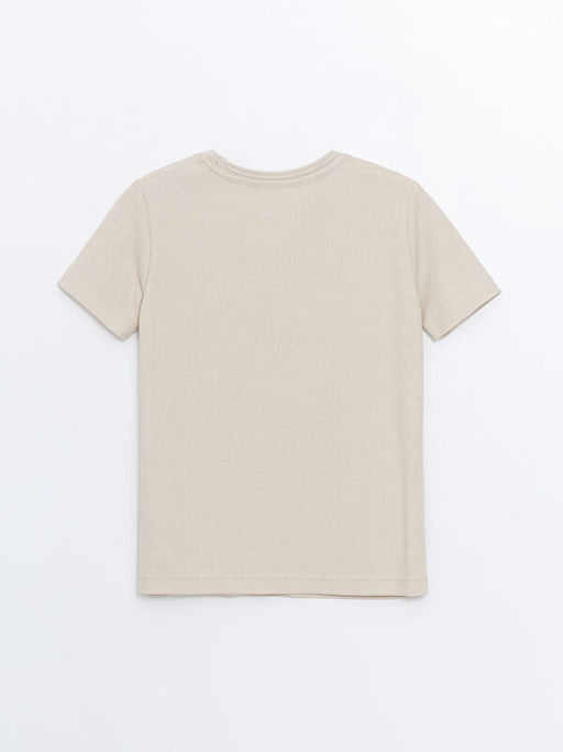 Bisiklet Yaka Basic K?sa Kollu Erkek ?ocuk Ti??rt - Waikiki фото 2