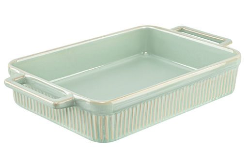 Форма для запекания 2,5 л 37*21.8*6.2 см "Традиция" прямоугольная мятный