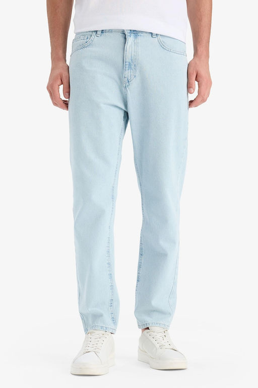 %100 Pamuk Slim Fit Y_ksek bel Dar pa_a Jean Pantolon - Defacto фото 4
