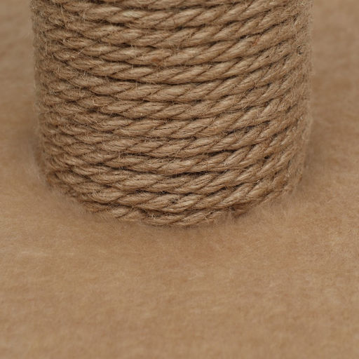 Домик для животных, с когтеточкой и полкой, джут, 32 х 32 х 64, бежевый - Simaland фото 15