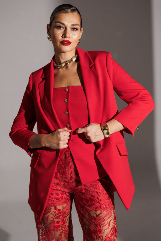 Жакет Мода Юрс 25-2951 красный