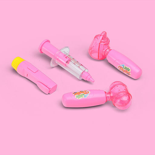 Набор доктора "Терапевтический набор" в пакете (цвет розовый)