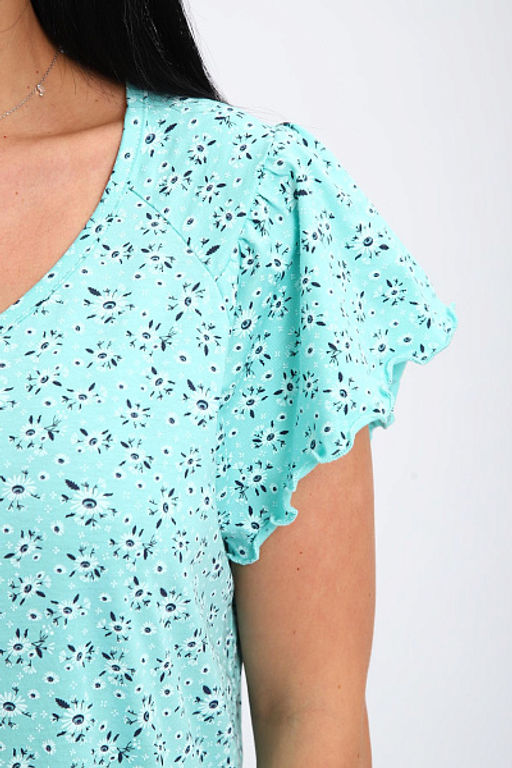 Сорочка женская (01064 синий) - Плиона фото 73