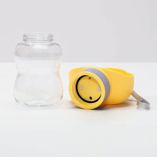 Поилка прогулочная 345 мл, жёлтая - Пижон фото 5