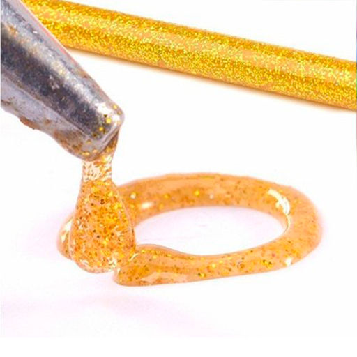 Стержень-клей для клеевого пистолета блестящий 8шт. - Buro фото 2