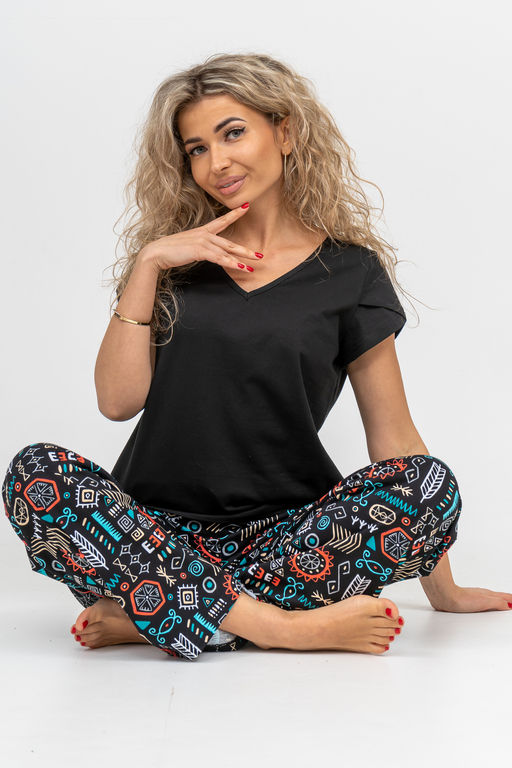 Костюм женский Натали 36691 футболка и брюки хлопок  фото 18