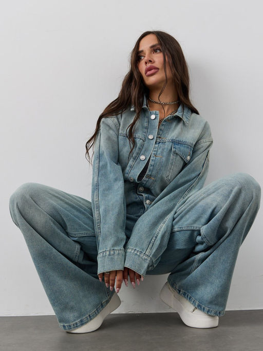 Комбинезон джинсовый брючный ZADUMOV №4