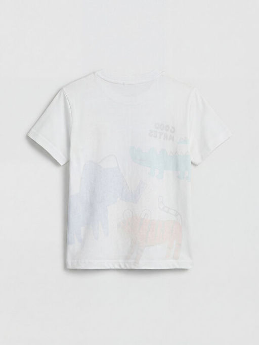 Hayvan Bask?l? Erkek ?ocuk Ti??rt