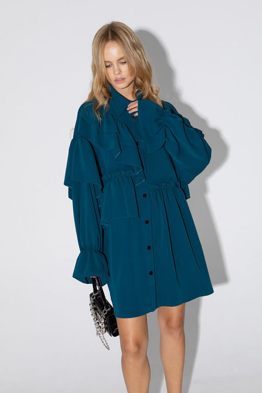 Платье Pirs 4788 изумрудный  фото 6