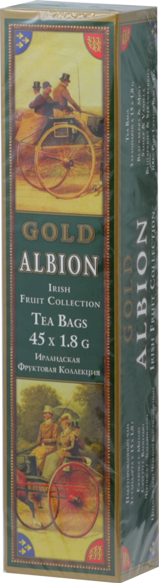 Albion. Ирландская Фруктовая Коллекция 81 гр. карт.пачка, 45 пак.