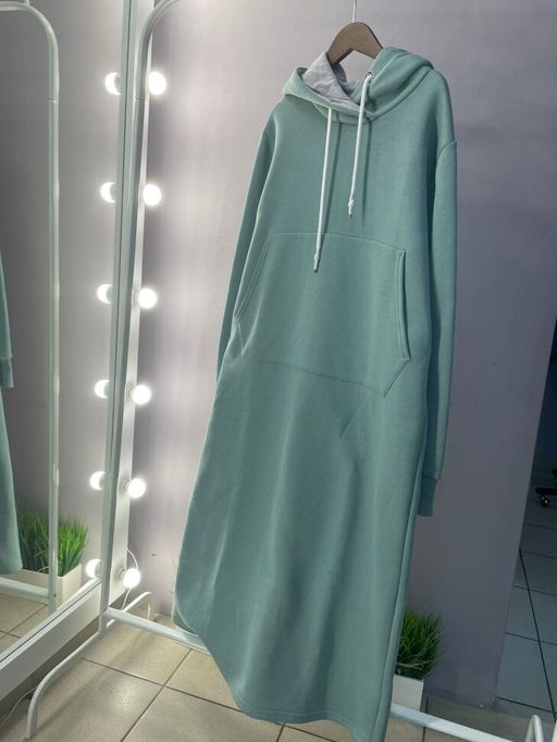 Платье С НАЧЕСОМ футер 3х нитка ПЕНЬЕ - Knitka wear фото 3